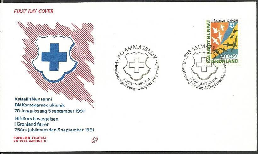 Znaczek Grenlandia 1991 Mi 220 FDC