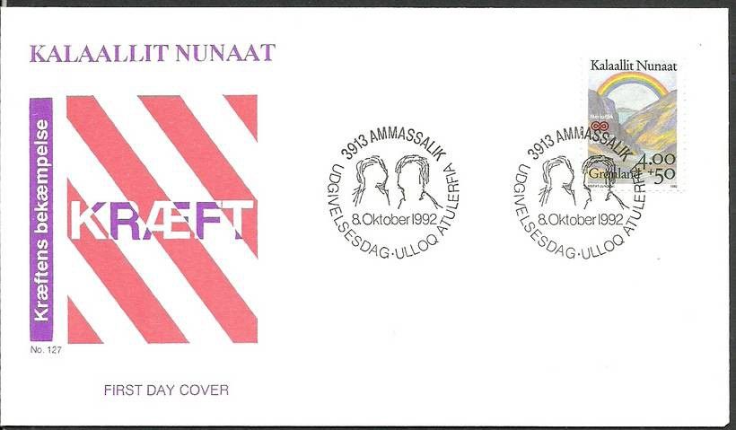 Znaczek Grenlandia 1992 Mi 228 FDC