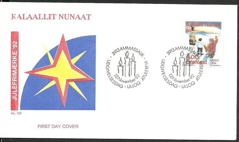 Znaczek Grenlandia 1992 Mi 229 FDC