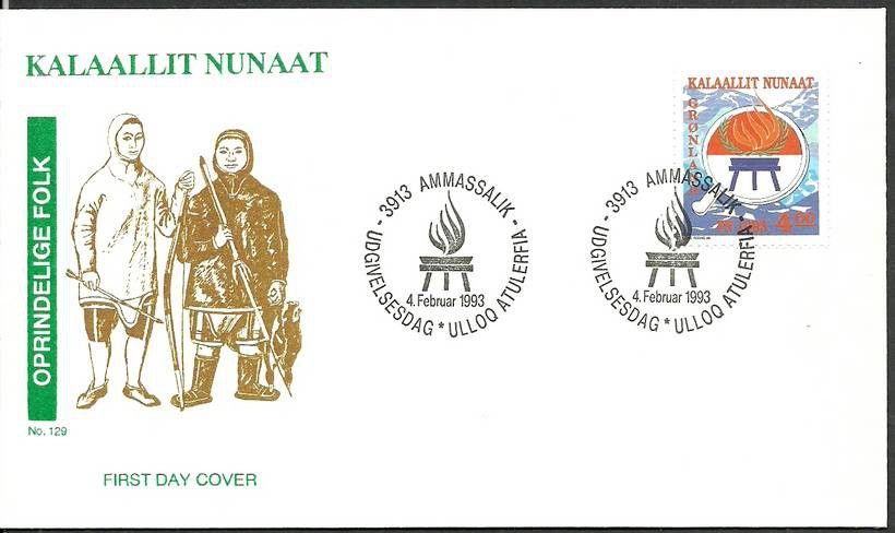Znaczek Grenlandia 1993 Mi 230 FDC