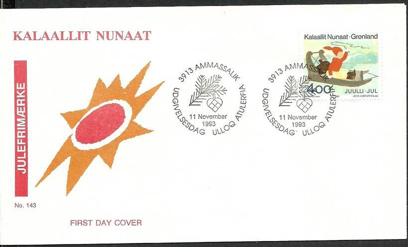 Znaczek Grenlandia 1993 Mi 242 FDC