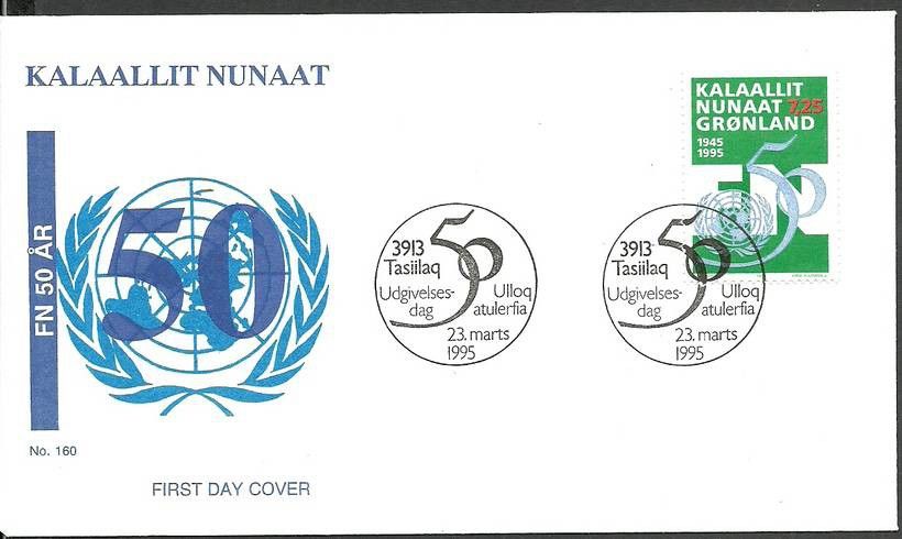 Znaczek Grenlandia 1995 Mi 259 FDC