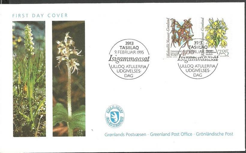 Znaczek Grenlandia 1995 Mi 256-257 FDC