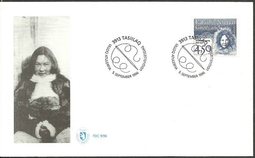 Znaczek Grenlandia 1996 Mi 293 FDC