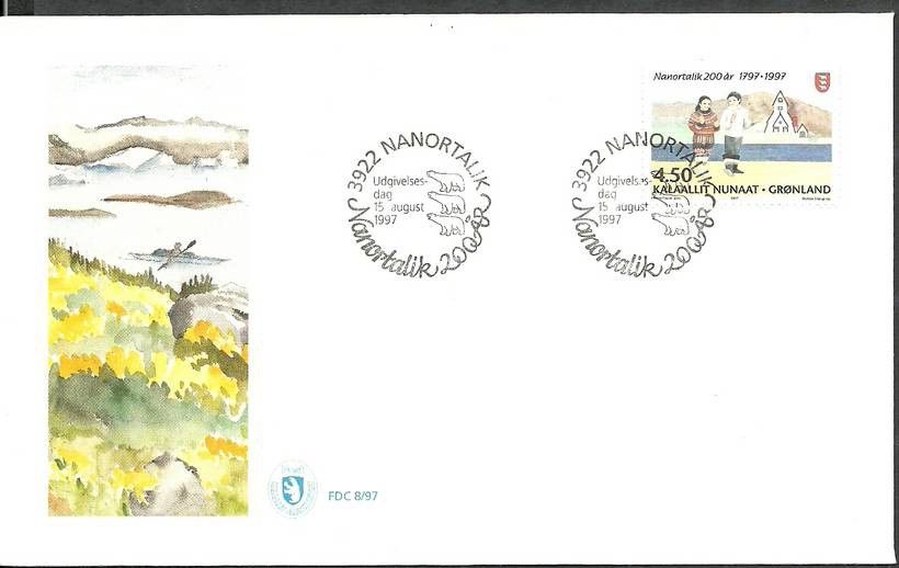 Znaczek Grenlandia 1997 Mi 312 FDC