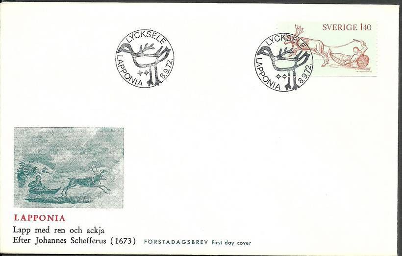 Znaczek Szwecja 1972 Mi 760 FDC