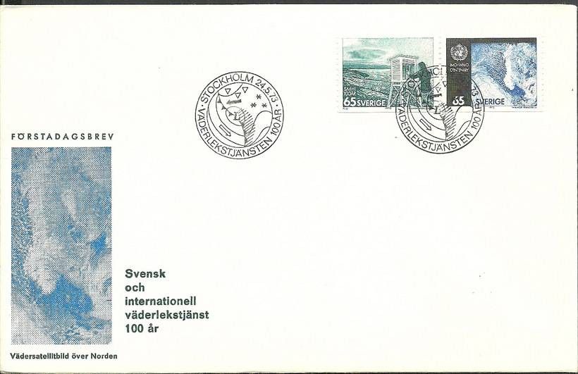 Znaczek Szwecja 1973 Mi 806-807 FDC