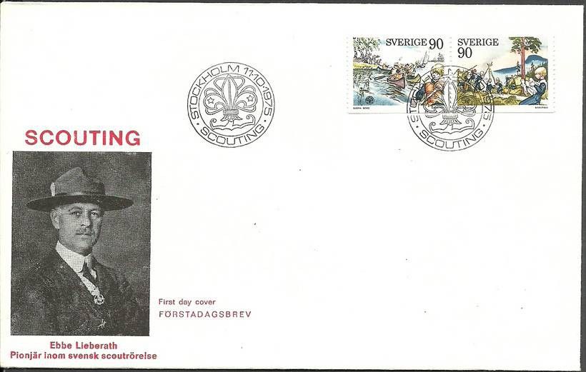 Znaczek Szwecja 1975 Mi 921-922 FDC