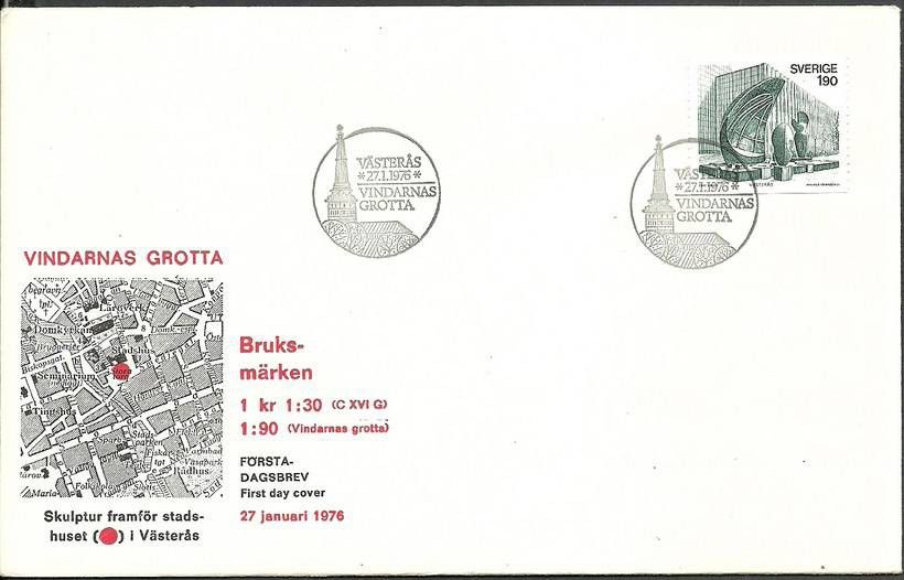 Znaczek Szwecja 1976 Mi 936y FDC