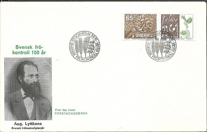 Znaczek Szwecja 1976 Mi 941-942 FDC