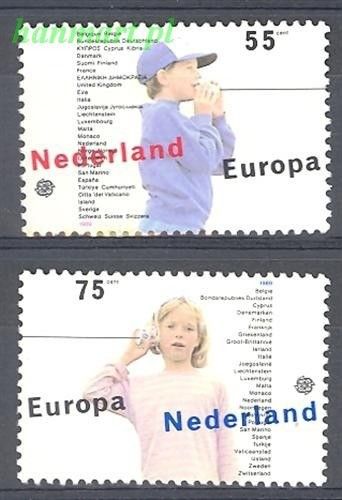 Znaczek Holandia 1989 Mi 1364-1365 Czyste **