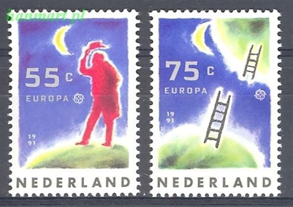 Znaczek Holandia 1991 Mi 1409-1410 Czyste **