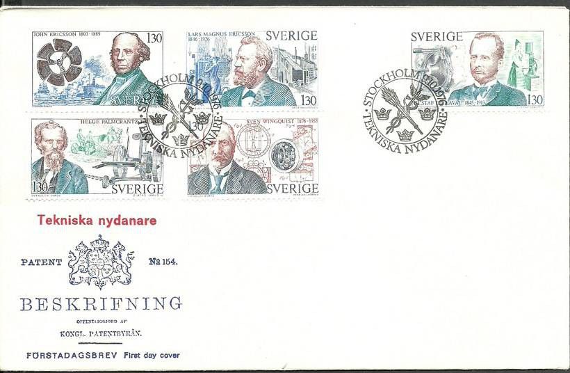 Znaczek Szwecja 1976 Mi h-blatt 84 FDC