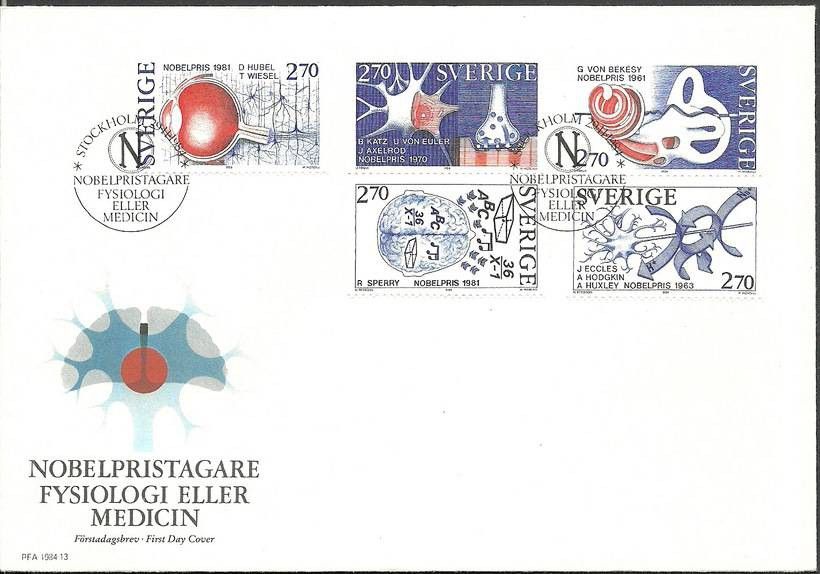 Znaczek Szwecja 1984 Mi h-blatt 130 FDC