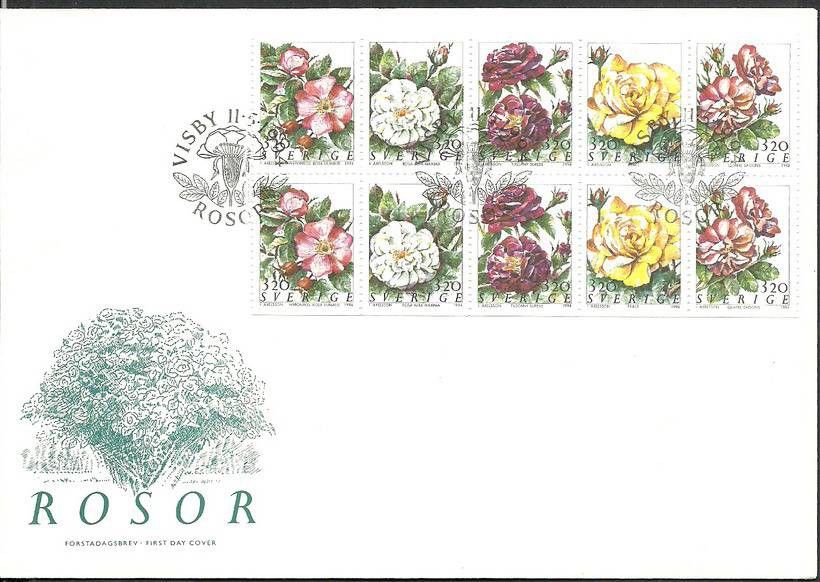 Znaczek Szwecja 1994 Mi h-blatt 219 FDC