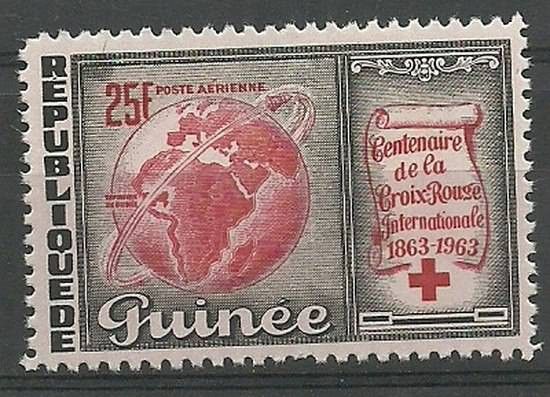 Znaczek Gwinea 1963 Mi 207 Czyste **