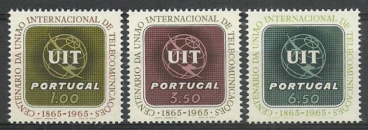 Znaczek Portugalia 1965 Mi 982-984 Czyste **