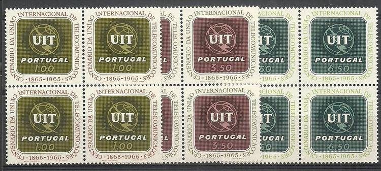 Znaczek Portugalia 1965 Mi 982-984 Czyste **