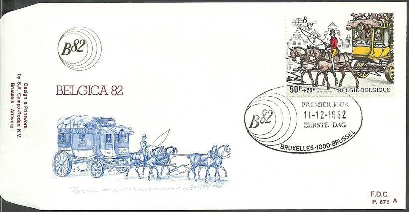 Znaczek Belgia 1982 Mi 2129 FDC
