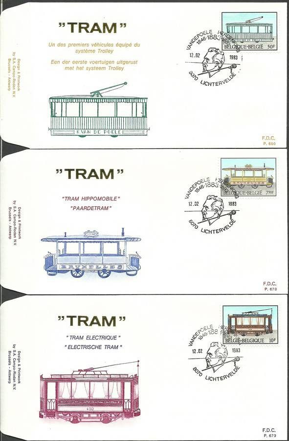 Znaczek Belgia 1983 Mi 2131-2133 FDC
