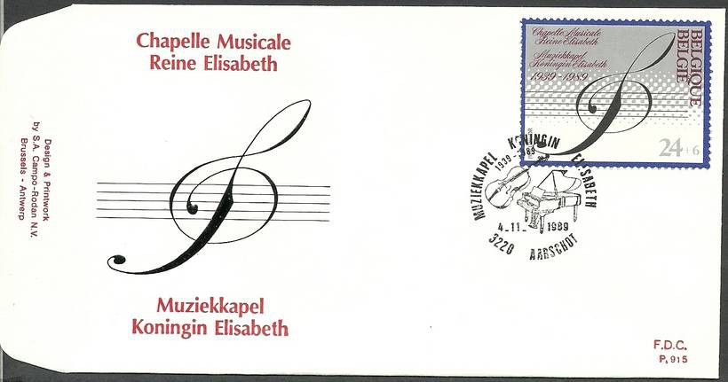 Znaczek Belgia 1989 Mi 2396 FDC