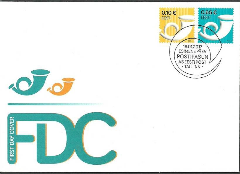 Znaczek Estonia 2017 Mi 879-880 FDC