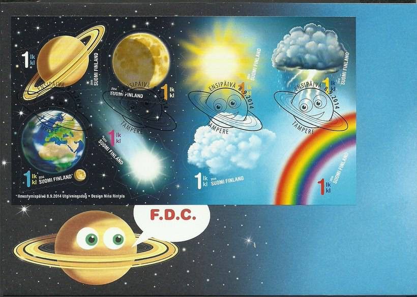 Znaczek Finlandia 2014 Mi 2325-2332 FDC
