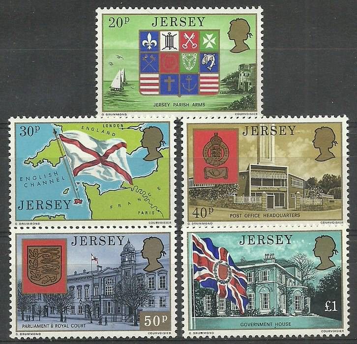 Znaczek Jersey 1976 Mi 144-148 Czyste **