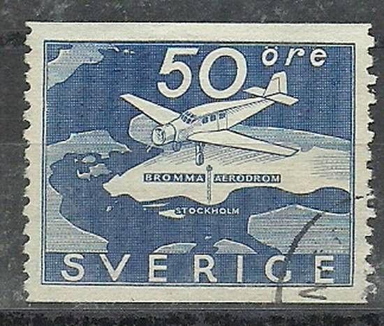 Znaczek Szwecja 1936 Mi 239 Stemplowane