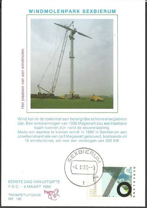 Znaczek Holandia 1986 Mi 1287 Karta Max
