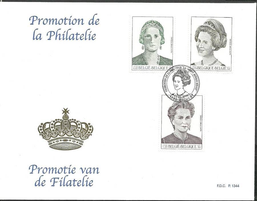 Znaczek Belgia 2000 Mi 2932-2934 FDC