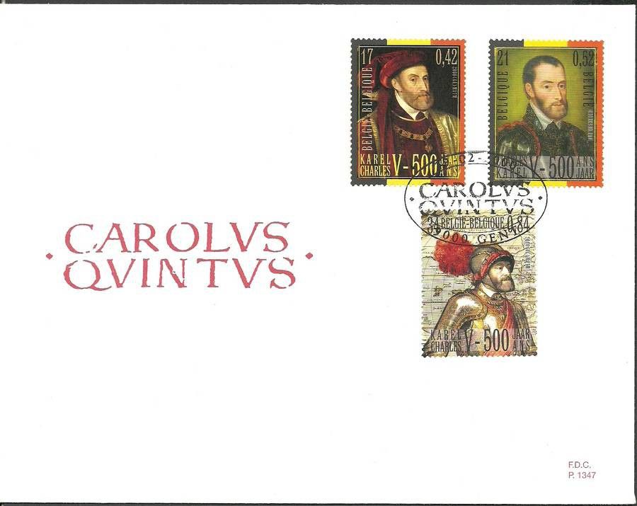 Znaczek Belgia 2000 Mi 2938-2940 FDC