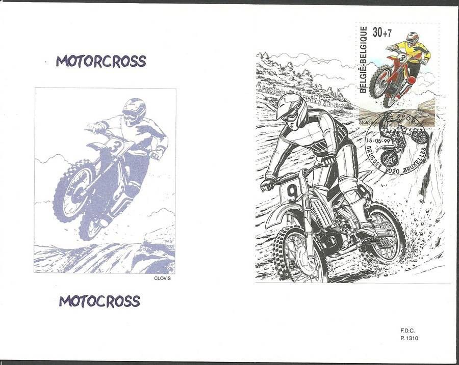 Znaczek Belgia 1999 Mi bl 72 FDC