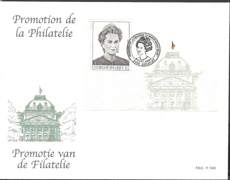 Znaczek Belgia 2000 Mi bl 75 FDC