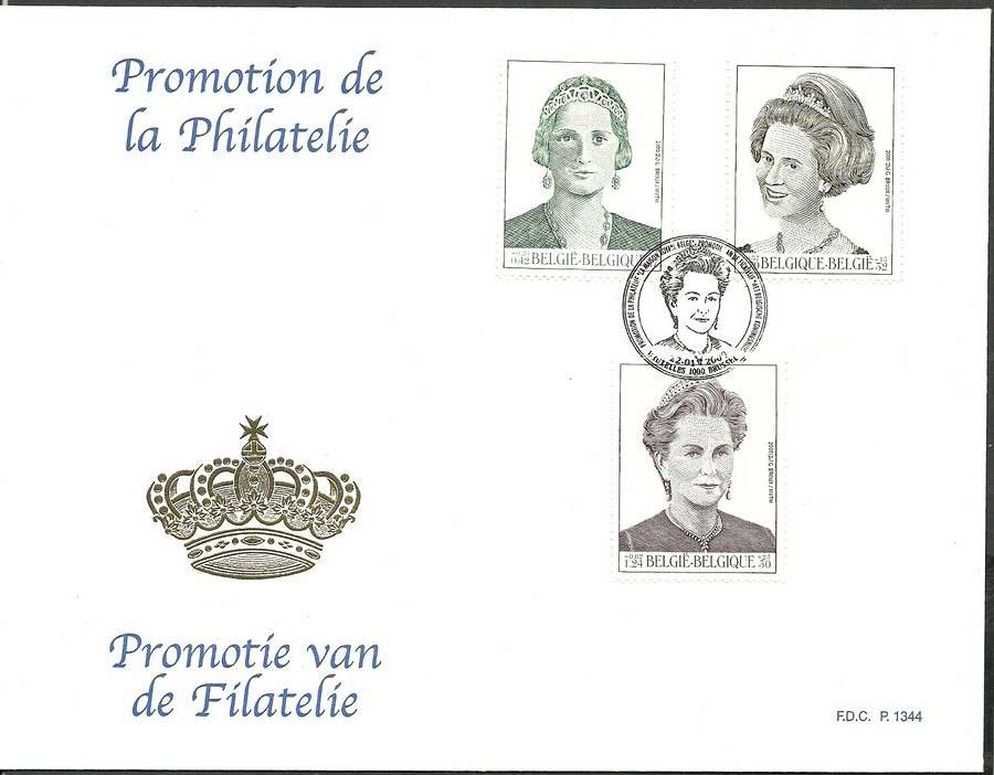 Znaczek Belgia 2000 Mi 2932-2934 FDC
