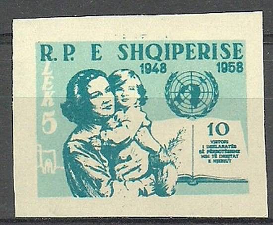 Znaczek Albania 1959 Mi 590B Czyste **