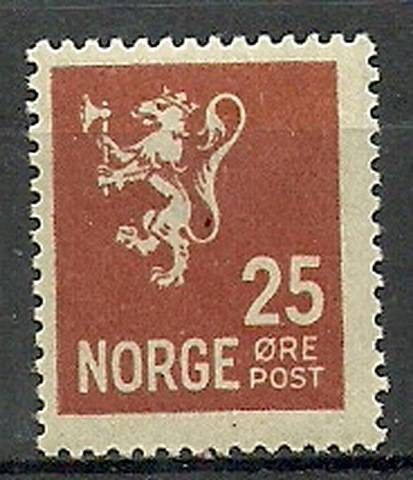 Znaczek Norwegia 1923 Mi 107 Czyste **