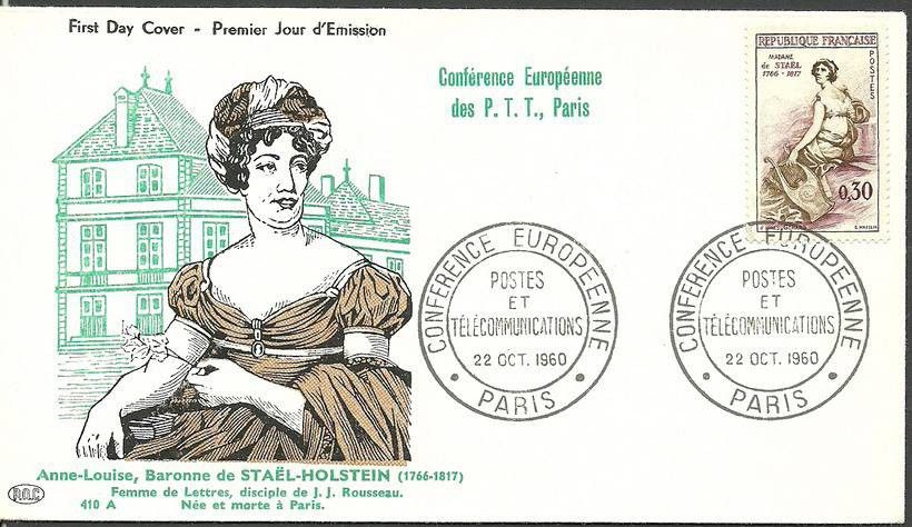 Znaczek Francja 1960 Mi 1322 FDC