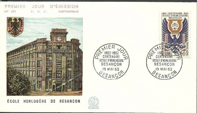 Znaczek Francja 1962 Mi 1396 FDC