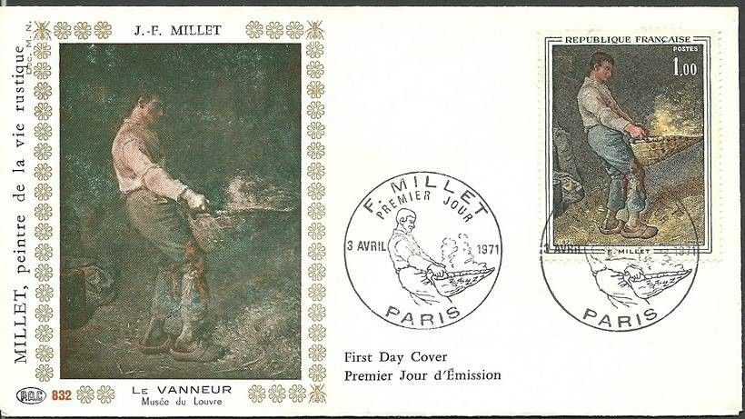 Znaczek Francja 1971 Mi 1744 FDC