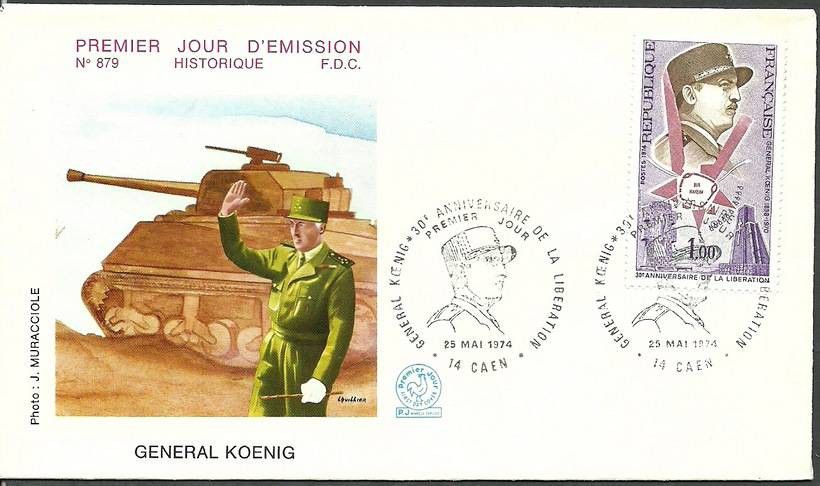 Znaczek Francja 1974 Mi 1875 FDC