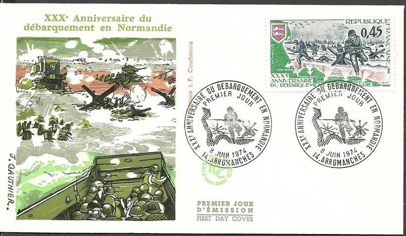 Znaczek Francja 1974 Mi 1877 FDC