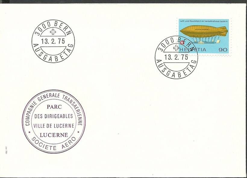 Znaczek Szwajcaria 1975 Mi 1049 FDC