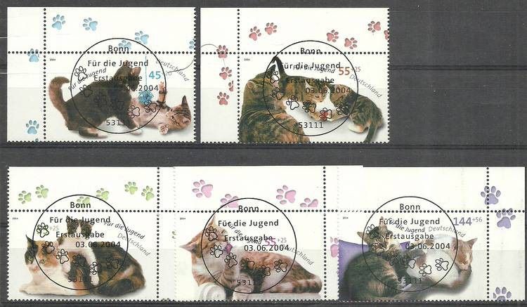 Znaczek Niemcy 2004 Mi abo 2402-2406 Czyste **
