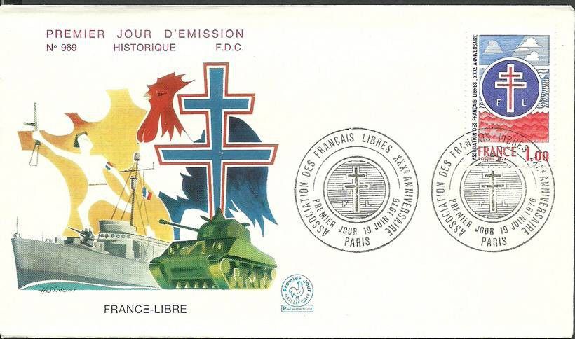 Znaczek Francja 1976 Mi 1969 FDC