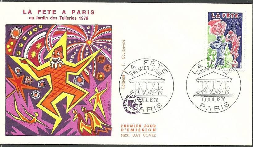 Znaczek Francja 1976 Mi 1978 FDC