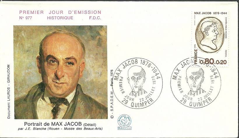 Znaczek Francja 1976 Mi 1981 FDC