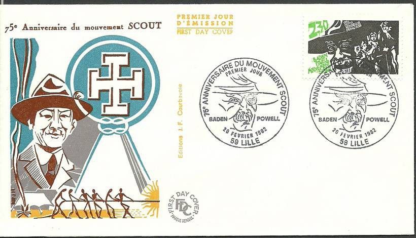 Znaczek Francja 1982 Mi 2323 FDC
