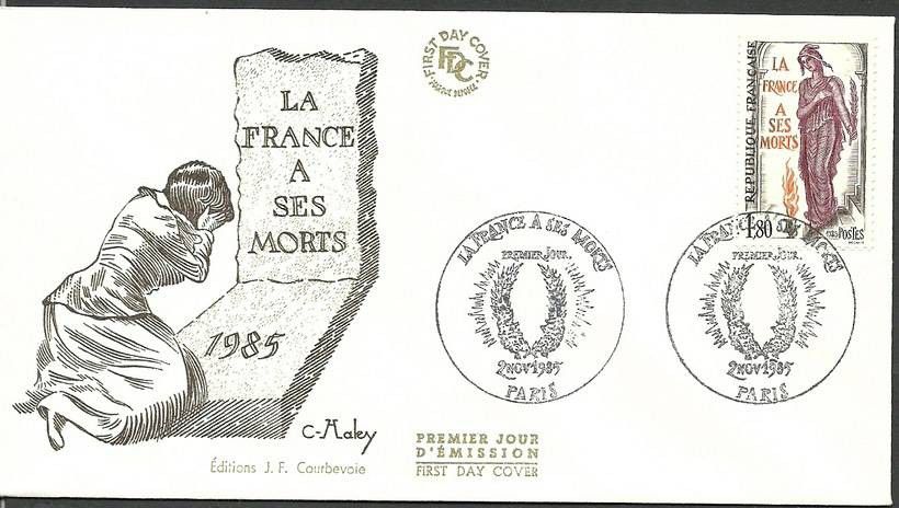 Znaczek Francja 1985 Mi 2520 FDC