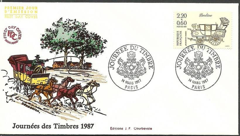 Znaczek Francja 1987 Mi 2600A FDC